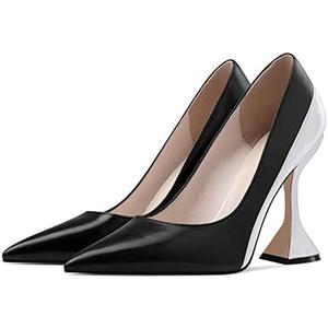 YDN Women Pointed Toe Slip on Pumps Special Kitten High Heel Shoe for Party Prom Dress Lady Size 4-16 US