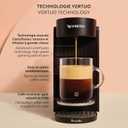 Nespresso Vertuo Up Coffee Machine with Milk Frother, Ink Black