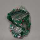 2Pcs Christmas Headband Green Pearl Rhinestone Beaded Hairband Xmas Wide Knot Hair Hoop Holiday Festival Gift for Women