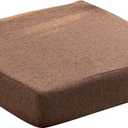 Outdoor Cushions for Patio Furniture, 16 X 16 X 2 Inch Non-Slip High Density Memory Sponge Patio Seat Cushions Replacement,Soft Outdoor Chair Pads,Seat Cushion for Couch Sofa Garden Office Home (Brown)