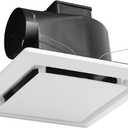 Bathroom Exhaust Fan for Ceiling Mount, Household Bath Vent Ventilation Fans with 1.0 Sones Quiet Operation, 110 CFM with 4" Duct Collar, 26W Low Consumption (housing size 9.2"x9.2")