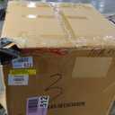 Modern Faux Leather Dining Chairs, Set of 2, Mid Century Style Armless Accent Chairs with Black Metal Legs, Elegant and Durable Design for Dining Room, Office, or Living Room, Black/Walnut20.47"