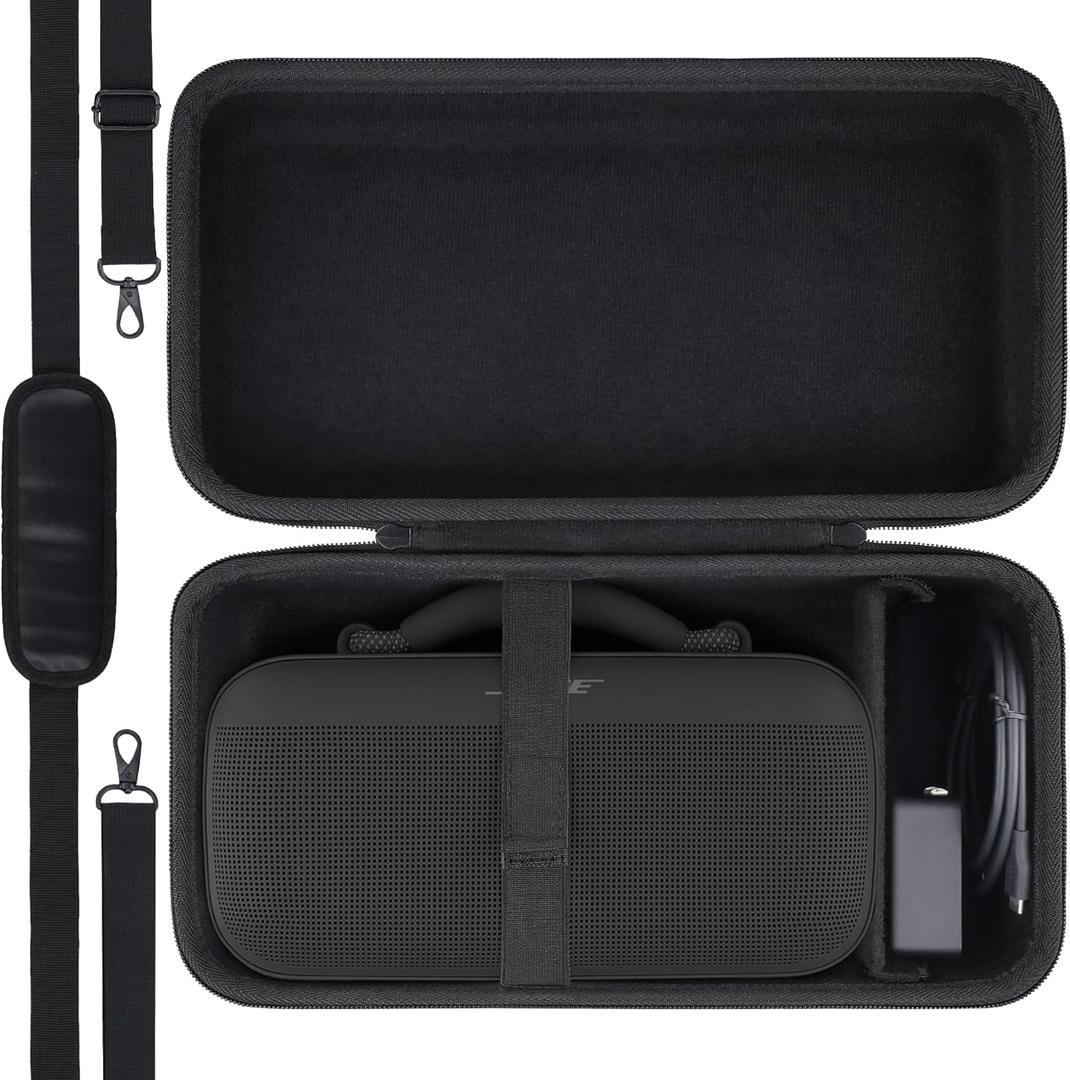 khanka Hard Case Replacement for New Bose SoundLink Max Portable Speaker,Case Only(Black)