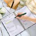 Timart 2026 Planner, January 2026 - December 2026, Weekly and Monthly Planner, Hardcover 2026 Calendar Planner Book with Tabs for Women, Perfect for Office School Home, A4 (8.5" x11")-Green Floral