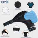REVIX Shoulder Ice Pack Wrap for Rotator Cuff and Arm, With Removable Gel Pack, Standard, Reusable Gel Cold Wrap, Soothe Discomfort & Fatigue, 30-Minute Long-Lasting Cold, Flexible Fit for Men & Women