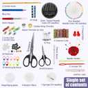 YMKWZ 206 Pcs Sewing Kit with Storage Bag Complete Needle and Thread Kit Basic Sewing Starter Set Portable Sewing Repair Kit Hand Beginner Sewing Kit DIY Sewing Supplies for Adults (2pack)
