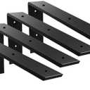 Amazon.com: WINKER Countertop Support Bracket 4 Pack Heavy Duty 3/8" Thick Hidden L Shelf Bracket 18" x 8" x 2.5" Metal Corbels for Quartz/Granite/Wood/Concrete/Laminate Countertops, Black : Tools & Home Improvement
