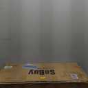 SoBuy Small Shoe Storage Bench, Narrow Shoe Cabinet for Entryway, Shoe Rack with Cushion&2 Tiers Flip-Drawer, Closet Hallway Mudroom White FSR82-L-W