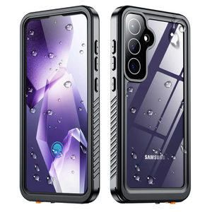 NEWTRENDS Designed for Samsung Galaxy S24 Case Waterproof, Built-in Screen & Lens Protector [Military Grade Shockproof] Full Body Protection Case for Galaxy S24 6.2”, Black