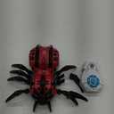 Remote Control Spider Toy, Robot Spider with 2.4 GHz Remote Controller, RC Spider Stunt Robot with Spray/Lights/Music, Realistic Spider Gift for Boys, Girls, Halloween, Christmas, Toys for Party Prank