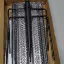 Bird Feeder Pole Kit 79.2 Inches, Bird House Pole for Outdoors Heavy Duty, 5 Base Prongs Adjustable Bird Feeder Stand for Bird House, Suitable for BF002