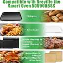 Air Fryer Accessories Compatible with Breville BOV900BSS Smart Oven Air Fryer Pro, Baking Pans Set with Baking Tray, Parchment Paper and Oven Mats for Breville BOV900BSS