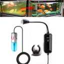 Aquarium UVC Clean Light Algae Clear Green Bloom Clean Fish Tank UVC Water Clean Lamp for Sump Pond Filter Tank (3W with Timer)