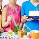 120 Sets Dessert Cups with Lids and Spoons, 5oz 6oz Clear Plastic Parfait Cups for Easter Spring Party Disposable Mini Dessert Containers Serving Fruit Ice Cream and Pudding (360pcs, 3 Style)