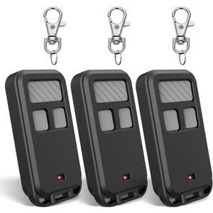 Oraneyun 890MAX Garage Door Opener Remote for LiftMaster/Chamberlain/Craftsman, Universal Garage Door Opener Remote with Mini Key Chain for Purple Red Yellow Orange Green Learn Buttons, 3 Pack