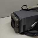 Pamo Babe Portable Playard,Sturdy Play Yard with Padded Mat and Toy bar with Soft Toys (Grey)