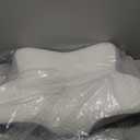 Cervical Neck Pillow for Sleeping - Ergonomic Side Sleeper Pillow for Pain Relief, Contour Cervical Pillow for Neck Support, Orthopedic Memory Foam Pillows Bed Pillow for Side Back Stomach Sleeper (White)