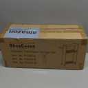 Toilet Paper Holder Stand for Small Bathroom Storage:Skinny Bathroom Storage Cabinet for Small Spaces Tiny Apartment (29.9H inch, Black/Walnut)