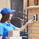 RIOVO Adjustable 30 to 55 Degree Doorbell Angle Mount Compatible with Video Doorbell Wired/Pro and Blink Video Doorbell, Replacement Angle Adjustment Adapter Mounting Bracket Wedge Kit
