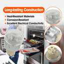 Range Oven Light Bulb with Cover Assembly Replace DG97-00083A AP4337073 2088062 PS4241698 EAP4241698 Fit for Samsung Gas Electric Range, Oven Lamp Bulb