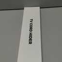 Yecaye TV Cord Hider, 42in Cord Cover, Large Cable Hider, Wire Covers for 4 Cords, Cable Raceway Wire Hider, Wire Hiders for TV on Wall, Cable Cover Cord Concealer, W1.18in H0.6in, White