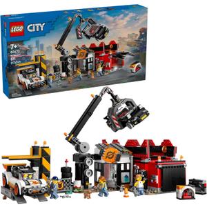 LEGO City Scrapyard with Cars - Building Toy Figures and Playset for Kids, Boys and Girls, Ages 7+ - Learning and Educational Toy for Pretend Play - Gift Idea for Birthdays - 60472