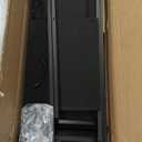 Dresser for Bedroom with 8 Drawers, Anti-Tip Tall Fabric Chests Storage Organizer Tower Furniture with Wooden Top Metal Frame for Clothes, Closet, Living Room, Hallway, Entryway (11.8"D x 31.4"W x 36.3"H (8 Drawers), Black)