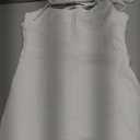 utcoco Women's 2026 Summer Tie Shoulder Denim Mini Dress Sleeveless Side Slit Bodycon Short Jean Dress (White) XS