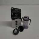 GROSMIMI Spill Proof no Spill Magic Sippy Cup with Straw with Handle for Baby and Toddlers, Customizable, PPSU, BPA Free 10 oz (Charcoal)