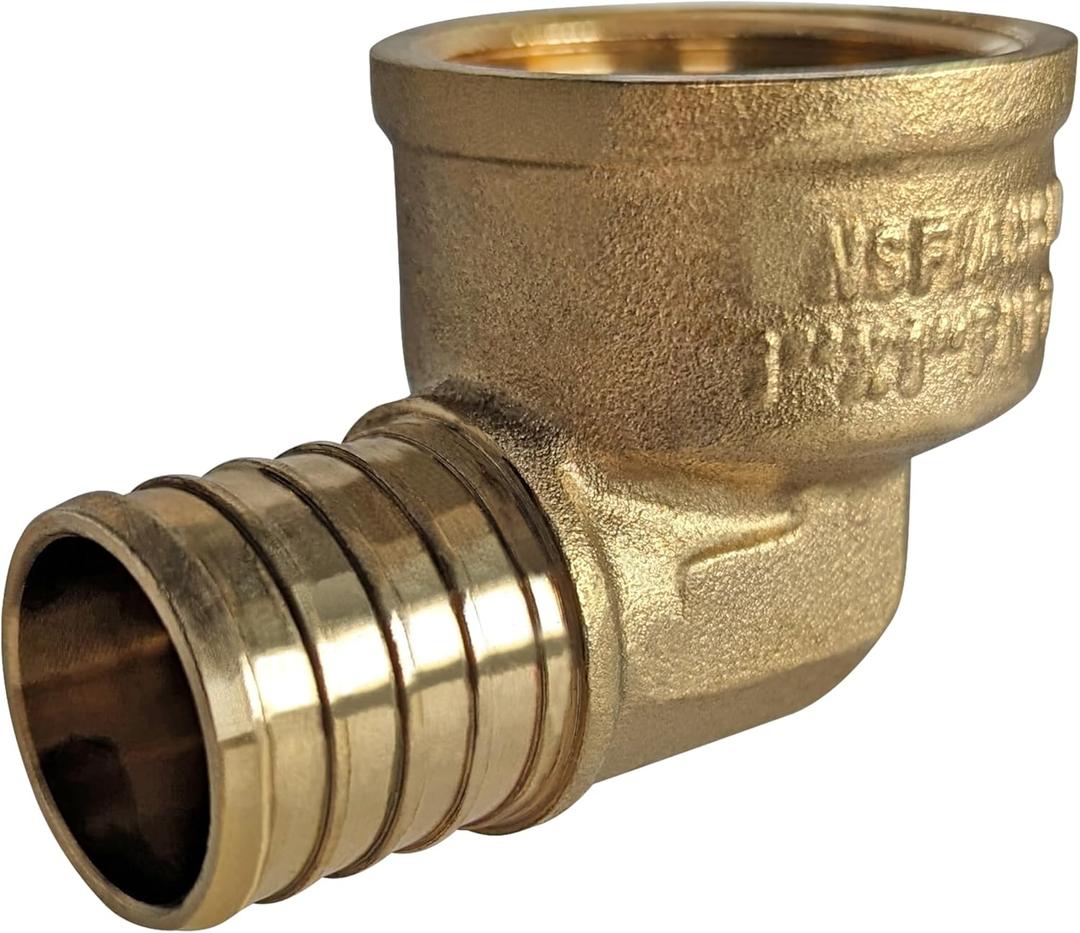 XFITTING 1 Inch Pex x 1 Inch Pex Female NPT Elbow, 2 Pieces