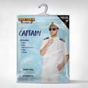Spooktacular Creations 5 PCs Halloween Captain Costume Men, Sailor Costume Men, Sailor Uniform for Halloween Party Cosplay (White, L)