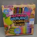 Made By Me Ultimate Weaving Loom, Includes 378 Craft Loops & 1 Weaving Loom with Tool, Makes 25 Projects, 9 Rainbow Colors of Weaving Loops, Hook & Loop Potholder Kit, DIY Weaving Kit