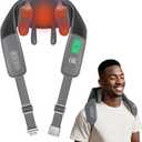 CILI Cordless Massager for Pain Relief Deep Tissue, Shiatsu Neck Back Massager for Pain Relief, 3 Heating Areas & Adjustable Straps, Gifts for Him/Her