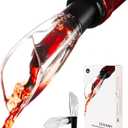 2-Pack Wine Aerator & Pourer - Improves Taste & Aroma, Premium Aerating Pourer & Decanter Spout, No Drip, Gifts for Wine Lovers