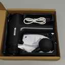 AYURA Massage Device Deep Tissue, Muscle Massager Device for Pain Relief, Percussion Massage Device with 30 Speeds & 6 Heads, Portable Handheld Back Massage Device for Athlets Men Women (Black)