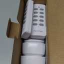 Remote Control Outlet Wireless Light Switch for Household Appliances, Expandable Remote Light Switch Kit, Up to 100 ft Range, FCC Certified, ETL Listed, White (5 Outlets + 2 Remotes)