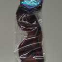 Short Curly Wig with Bangs Synthetic Long Hair Wavy Red Mixed Black Wigs Party Cosplay Costume Halloween Wig Resistant Fiber Hair for Women Girls