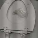 Mayfair Cassel Slow Close Toilet Seat, Easy Clean, Non Slip Premium Wood Seat, Easy Install, Made in USA, Elongated, White