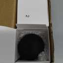 Nuanchu 2 Pieces Facial Cupping Set, Glass Cupping Cups Glass Silicone Cups Vacuum Suction for Face Skin Back Shoulder Muscle(1 Inch and 0.65 Inch Diameter,Black)