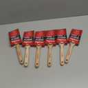Pack of 6 Wooster Brush 5221 3 inch Silver Tip Angle Sash Paintbrush 
