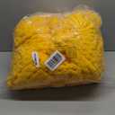 L'AGRATY Chunky Knit Blanket Throw - Soft Throw Blanket 50x60: 100% Hand Knitted Chenile Crochet Throw for Home Decor - Mustard Yellow