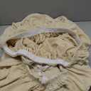 H.VERSAILTEX Stretch 2 Piece T Cushion Sofa Slipcovers Individually Sofa Cushion Covers for 2 Cushion Couch Sofa Seat Cushion Covers with Elastic Bands Featuring Thicker Jacquard Fabric, Natural