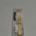 MioHHR Solid Stainless Steel Band Compatible with Apple Watch 41mm, Metal Strap with Soft TPU Case for iWatch Series 9 8 7 Women and Men, Gold