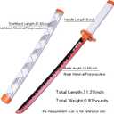 ziqing Demon Katana Sword Cosplay Sword Handmade Katana 31 inch with Multiple Styles to Choose from, 31.29