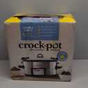 Crock-Pot 6 Quart Cook & Carry Programmable Slow Cooker with Digital Timer, Stainless Steel (CPSCVC60LL-S), Ideal for Portable Cooking