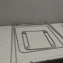 Seville Classics Large Commercial Heavy Duty Rolling Steel Frame Laundry Hamper Canvas Cart Bin, w/ Wheels for Hotel, Home, Closet, Bedroom (PATENTED), Gray, 18.1" D x 18.1" W