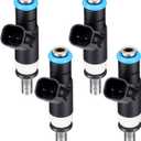 4 Holes Fuel Injectors Fit for Jeep Compass 2007-2017, Patriot 2007-2017 & Fit for Dodge Journey 2009-2015, Avenger 2008-2014, Caliber & Fit for Chrysler 200, Sebring, 2.0L 2.4L Replaces# 04891577AC