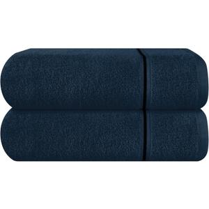MyOwn Cotton 2 Pack Oversized Bath Towel Set 28x55 inches, Large Bath Towels, Ultra Absorbant Compact Quickdry & Lightweight Towel, Ideal for Gym Travel Camp Pool - Mineral Blue