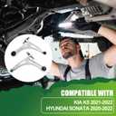 Lower Control Arm compatible with 2021-2022 K5, 2020-2022 Sonata