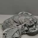 Cordless Heated Blanket - Wearable Heated Blanket Battery Operated with 10000mAH Power Bank, 3 Heat Settings USB Electric Throw Shawls for Home, Office, Outdoor Travel (Grey)